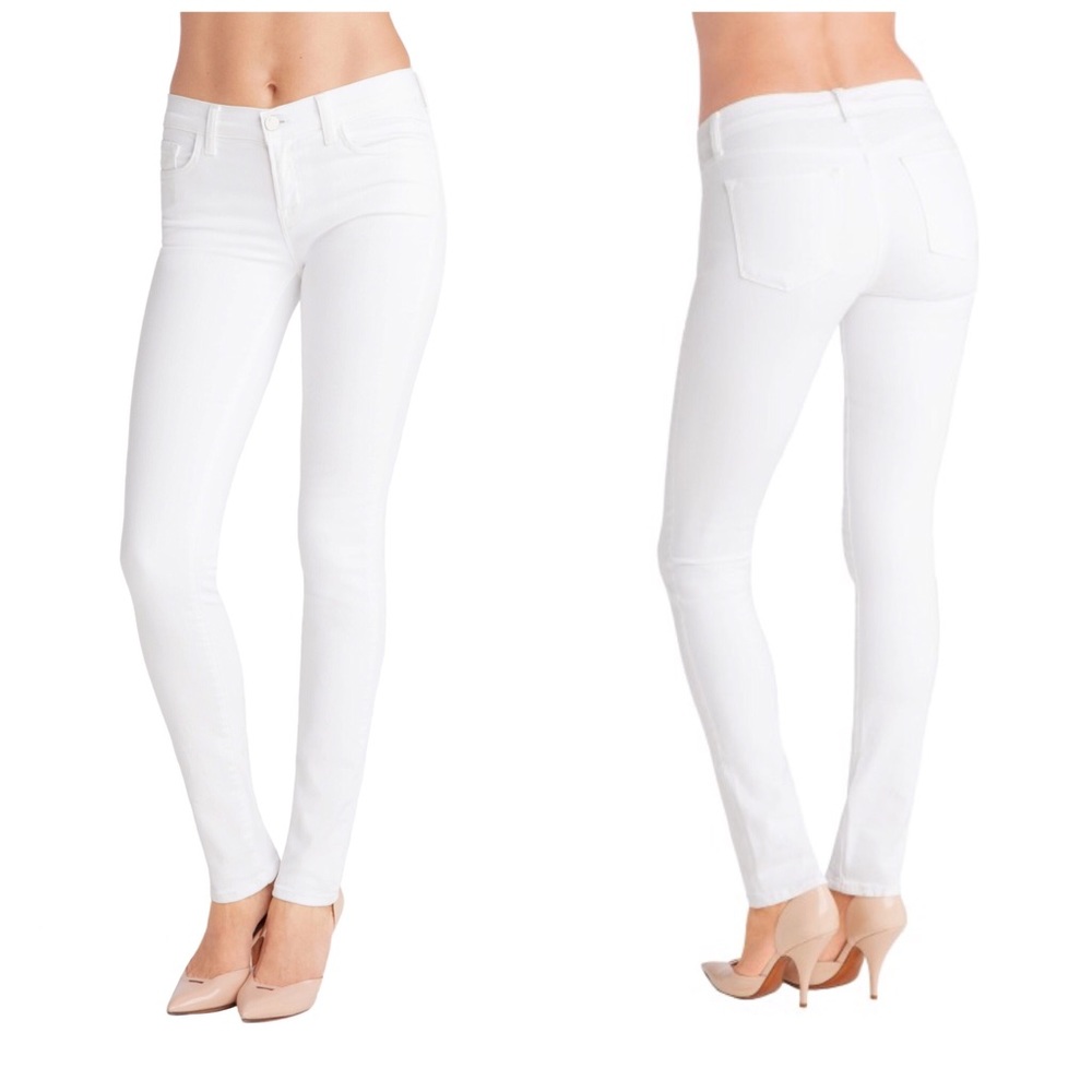 J Brand Mid Rise Raul Jeans in Blanc Size 32